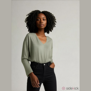 Sage Green Rachel Zoe Lightweight Sweater - Size Small